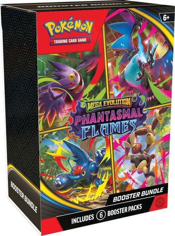 **PRE-ORDER** PKM Booster Bundle - Mega Evolution: Phantasmal Flames LIMIT 2 PER PERSON