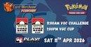 Pokemon - Video Game Cup (April 2026) Ticket