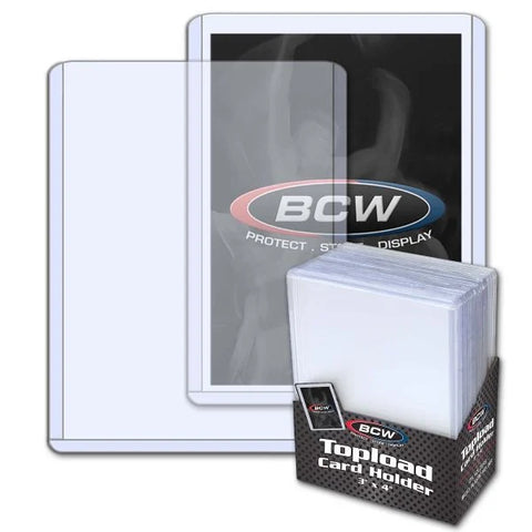 BCW Toploaders (Single) Clear
