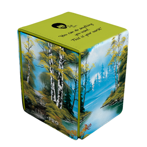 ULTRA PRO Bob Ross: Lakeside Path Alcove Flip Deck Box