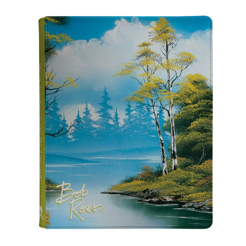Bob Ross Lakeside Path 9pkt Zippered Pro Binder