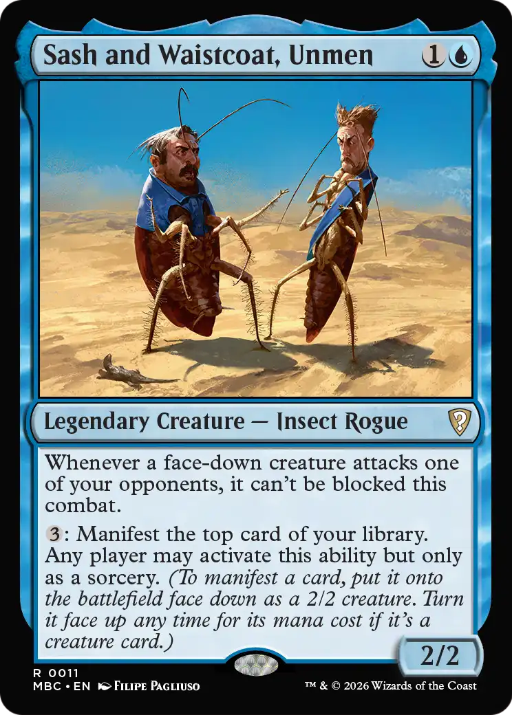 Sash and Waistcoat, Unmen [Mystery Booster: Commander Edition]