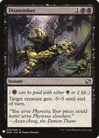 Dismember [The List Reprints]