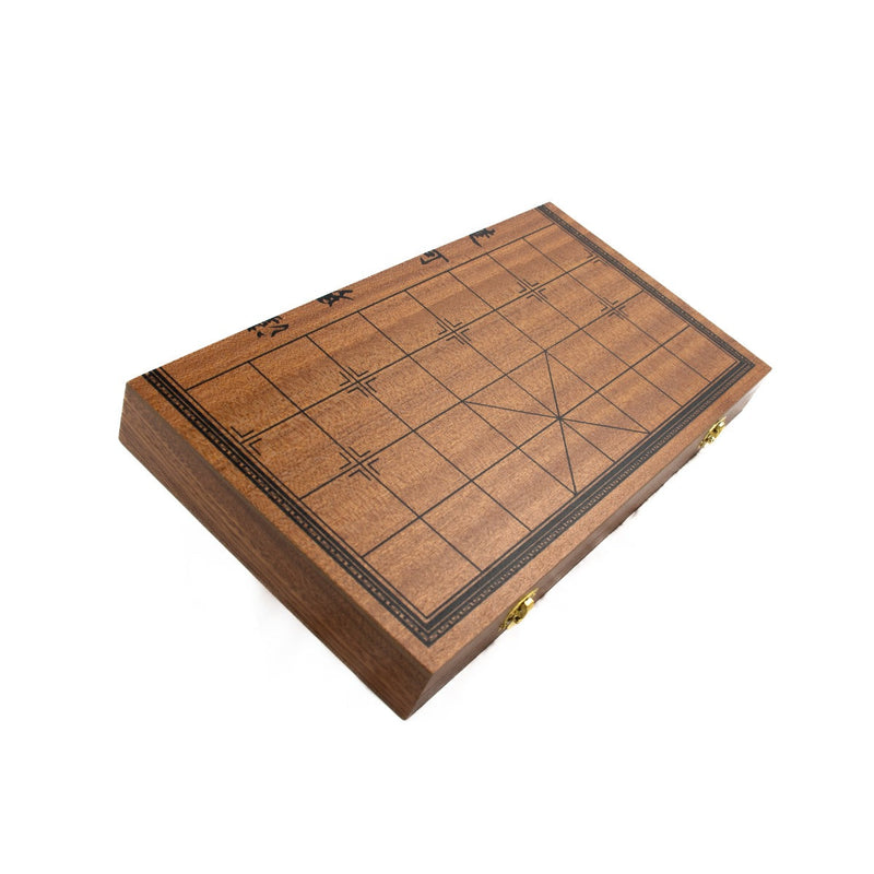 LPG Wooden Chinese Chess Set - 36cm Foldable Board