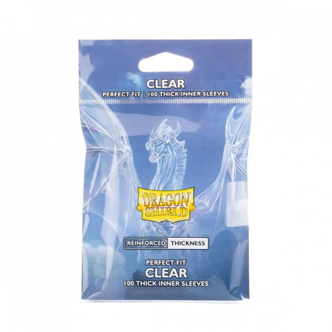 DS Perfect Fit (100) Thick Inner Sleeves: Clear