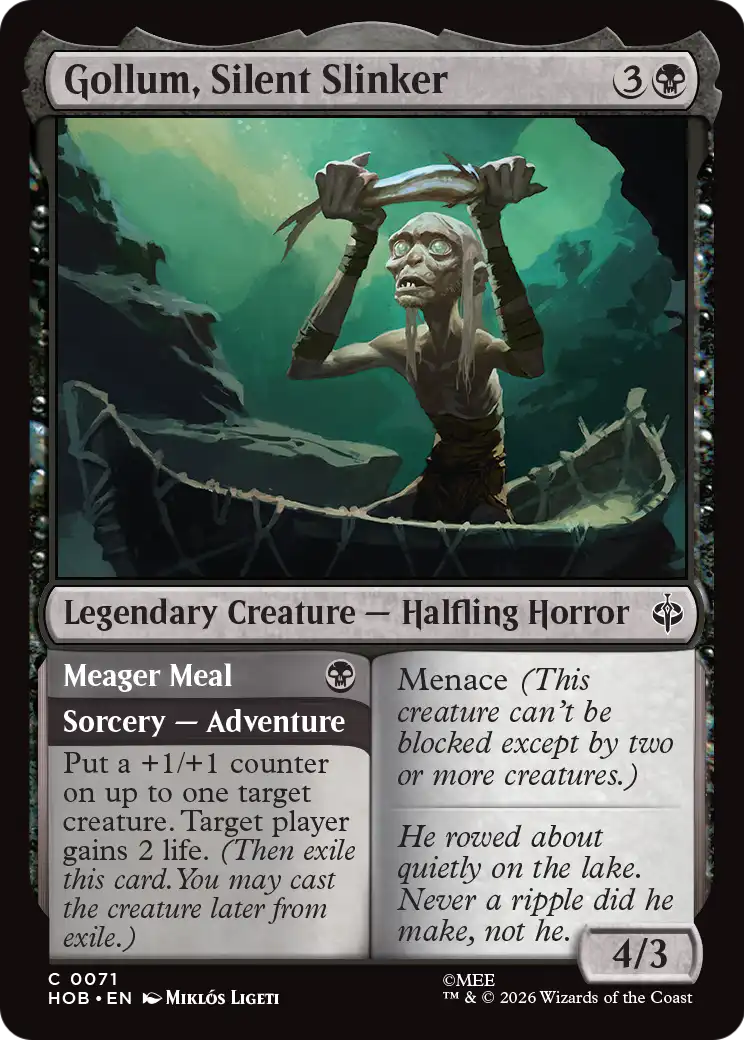 Gollum, Silent Slinker [The Hobbit]