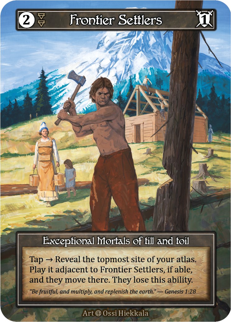 Frontier Settlers (Foil) [Alpha]