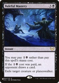 Baleful Mastery [The List Reprints]
