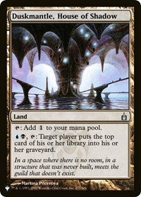 Duskmantle, House of Shadow [The List Reprints]