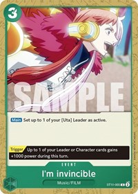 I'm invincible [Starter Deck 11: Uta]
