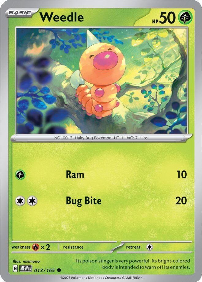 Weedle (013/165) [Scarlet & Violet 151]