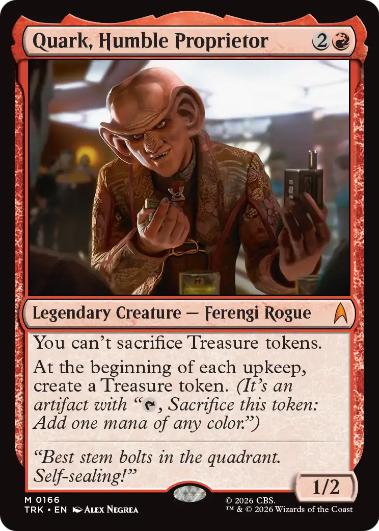 Quark, Humble Proprietor [Star Trek]