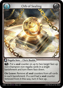 Orb of Sealing (019) [Mortal Ambition]