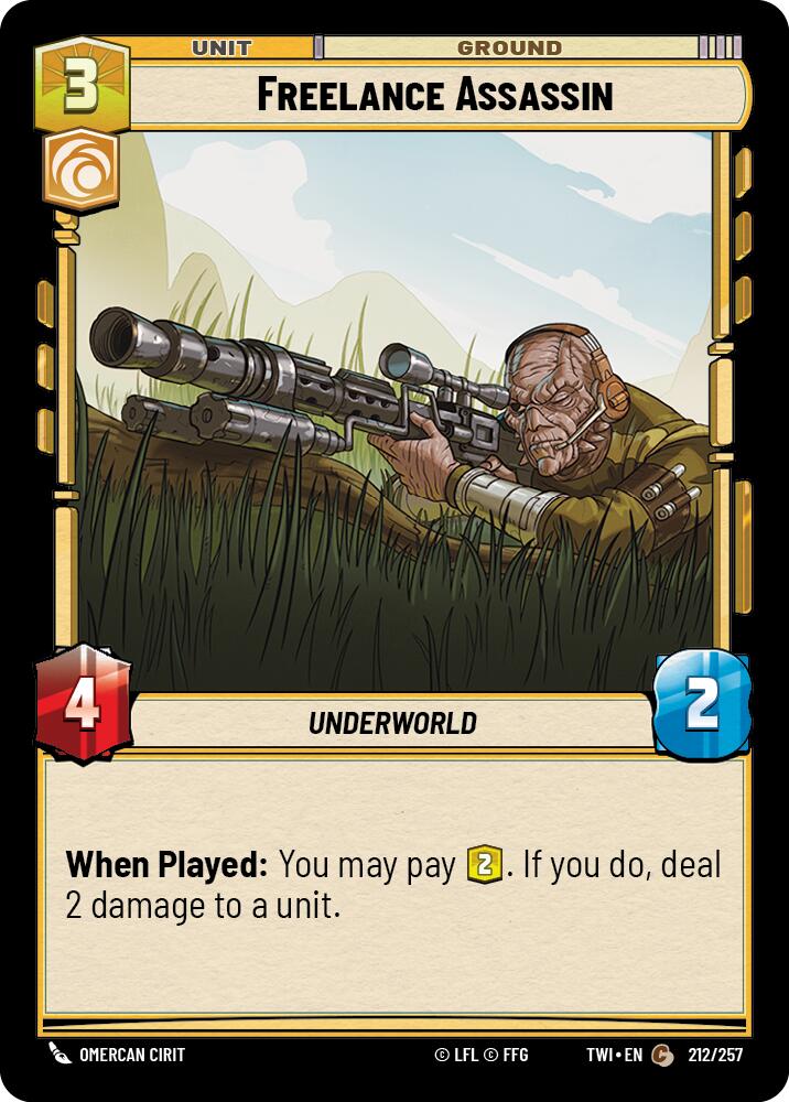 Freelance Assassin (212/257) (212/257) [Twilight of the Republic]
