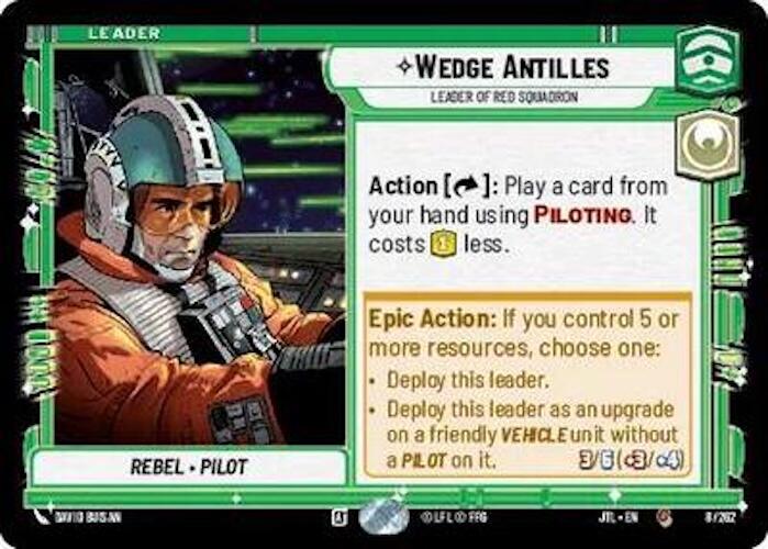 Wedge Antilles - Leader of Red Squadron (008/257) [Jump to Lightspeed]