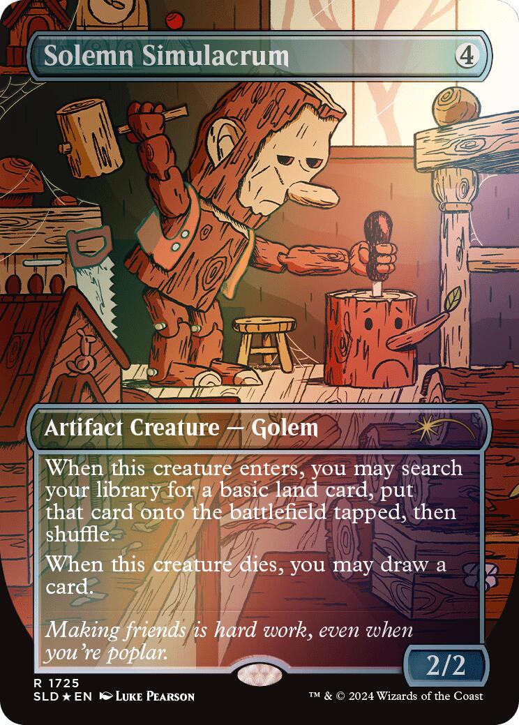Solemn Simulacrum (1725) (Rainbow Foil) [Secret Lair Drop Series]