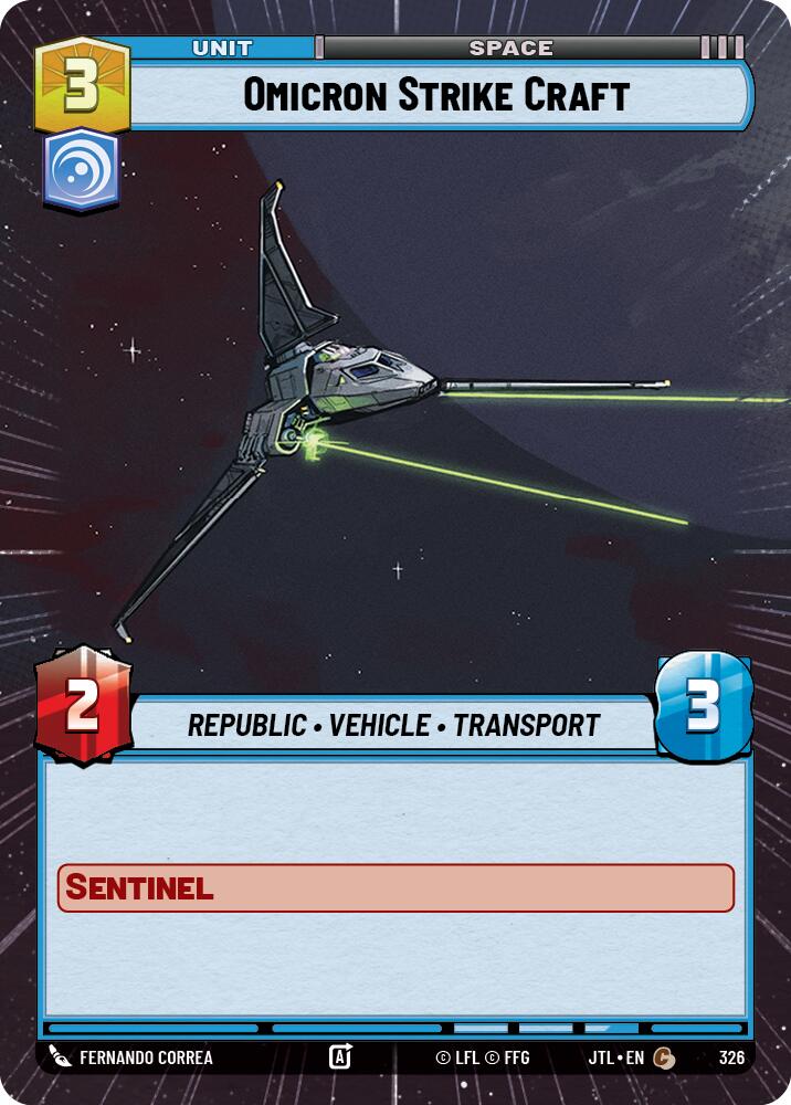 Omicron Strike Craft (Hyperspace) (326) [Jump to Lightspeed]