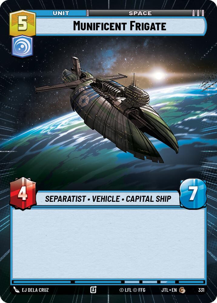 Munificent Frigate (Hyperspace) (331) [Jump to Lightspeed]