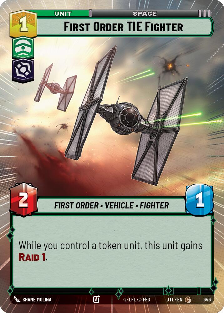 First Order TIE Fighter (Hyperspace) (343) [Jump to Lightspeed]