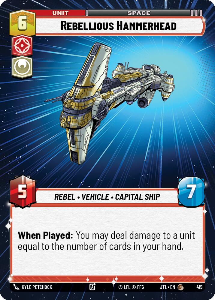 Rebellious Hammerhead (Hyperspace) (415) [Jump to Lightspeed]