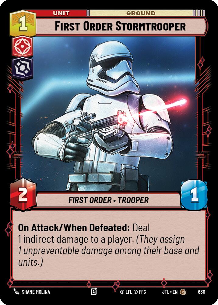 First Order Stormtrooper (Foil) (630) [Jump to Lightspeed]