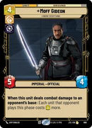 Moff Gideon - I Know Everything (Foil) [Jump to Lightspeed]