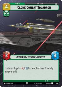 Clone Combat Squadron (Hyperspace Foil) [Jump to Lightspeed]