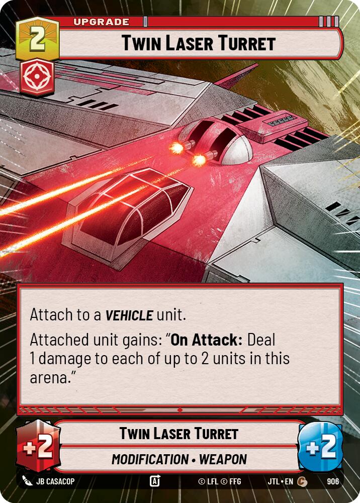 Twin Laser Turret (Hyperspace Foil) (906) [Jump to Lightspeed]