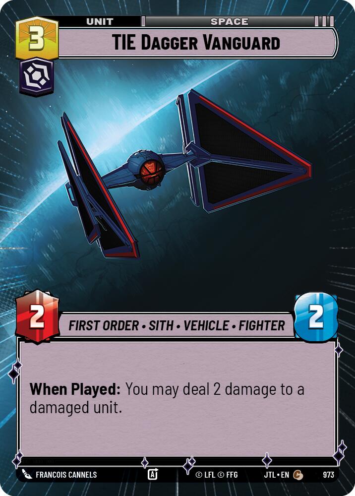 TIE Dagger Vanguard (Hyperspace Foil) (973) [Jump to Lightspeed]