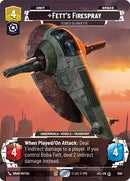 Fett's Firespray - Feared Silhouette (Prestige Foil) [Jump to Lightspeed]