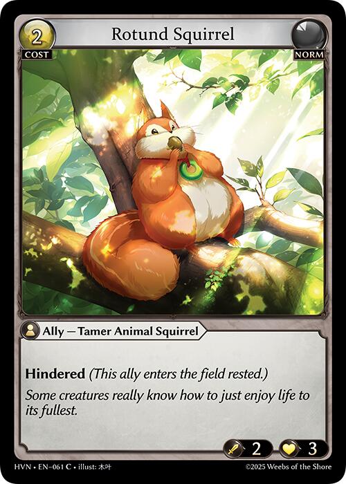 Rotund Squirrel (061) [Abyssal Heaven]