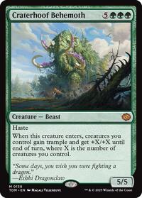 Craterhoof Behemoth [Tarkir: Dragonstorm]