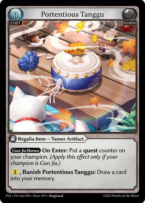Portentous Tanggu (063) [Promotional Cards]