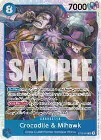 Crocodile & Mihawk [Starter Deck 25: BLUE Buggy]