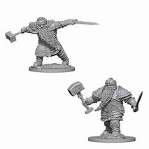 D&D Miniatures (Unpainted) - Player Characters (Fighters)