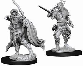 D&D Miniatures (Unpainted) - Player Characters (Rogues)