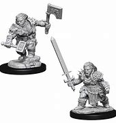 D&D Miniatures (Unpainted) - Player Characters (Barbarians)