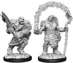 D&D Miniatures (Unpainted) - Player Characters (Double)