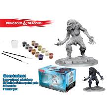 D&D Nolzurs Marvelous Unpainted Miniatures Ice Troll Paint Night Kit