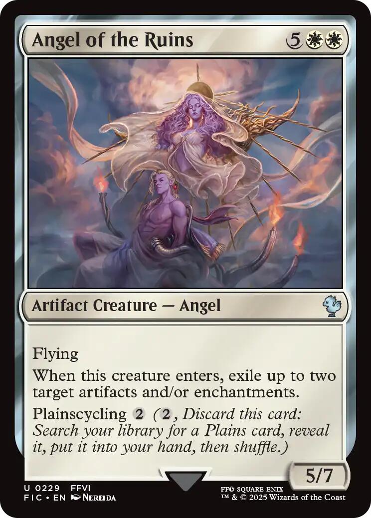 Angel of the Ruins (Surge Foil) [FINAL FANTASY Commander]