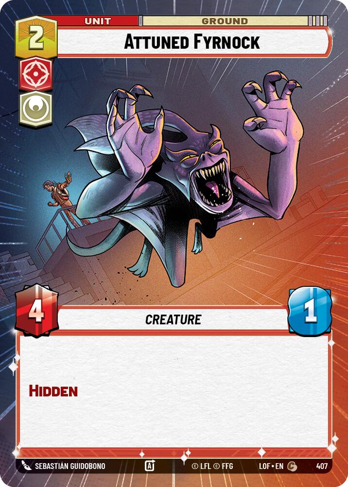 Attuned Fyrnock (407) (Hyperspace) (407) [Legends of the Force]