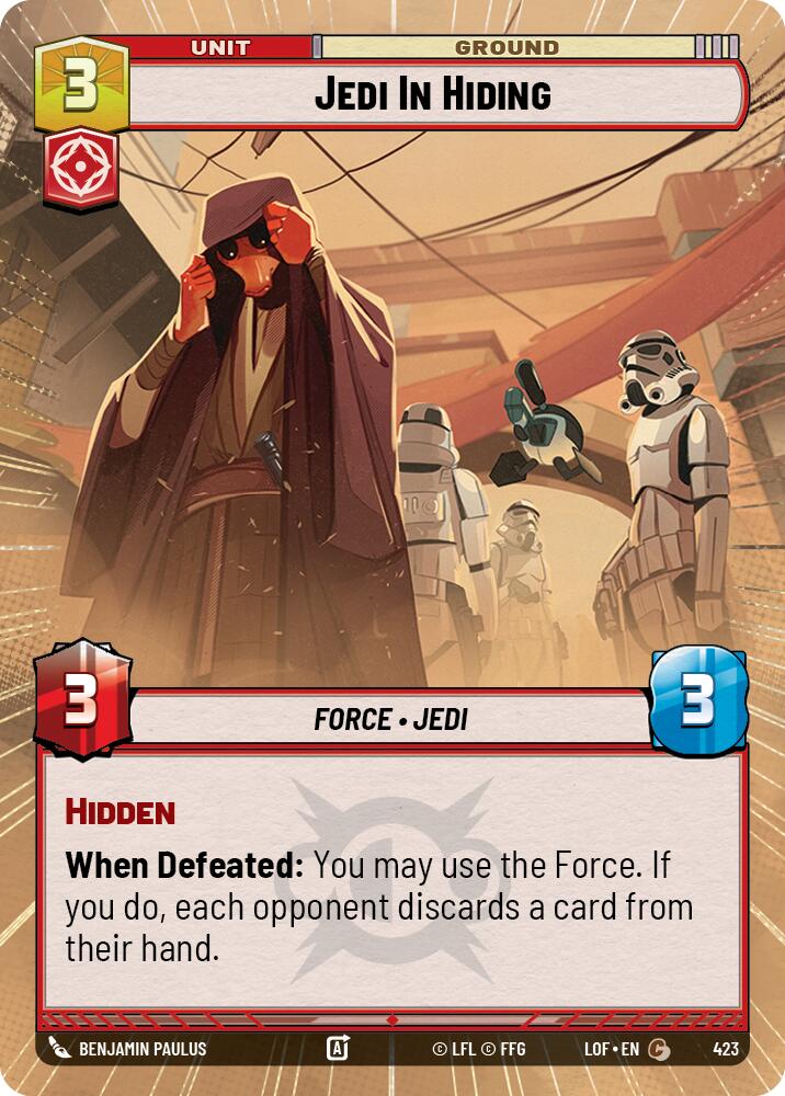 Jedi In Hiding (423) (Hyperspace) (423) [Legends of the Force]