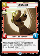 Cin Drallig - Esteemed Blademaster (652) (Foil) (652) [Legends of the Force]