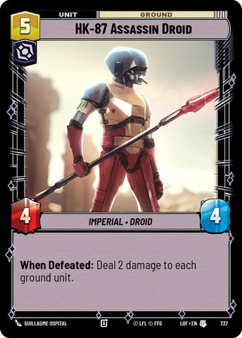 HK-87 Assassin Droid (737) (Foil) (737) [Legends of the Force]