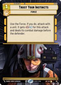 Trust Your Instincts (Hyperspace Foil) [Legends of the Force]