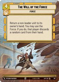 The Will of the Force (Hyperspace Foil) [Legends of the Force]
