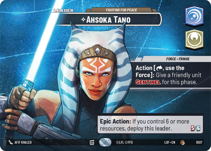 Ahsoka Tano - Fighting For Peace (1007) (Showcase) (1007) [Legends of the Force]