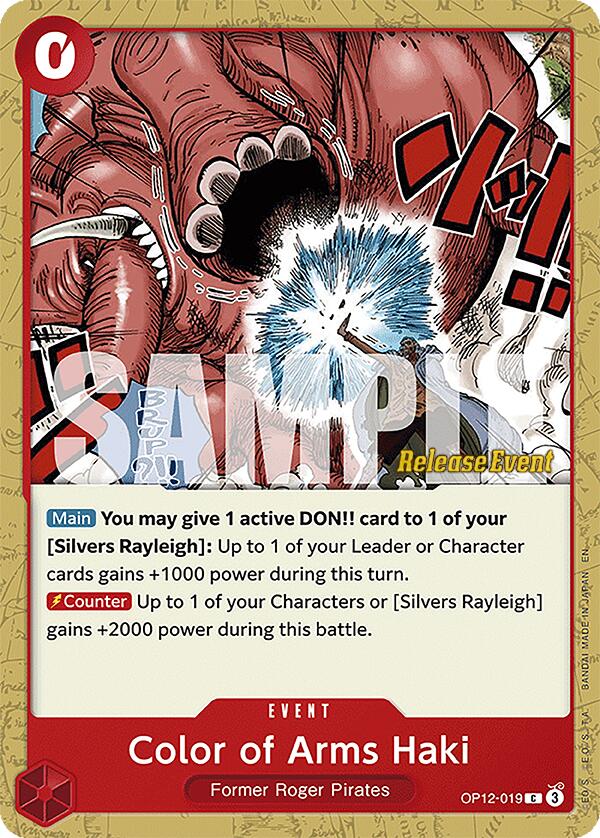 Color of Arms Haki [Legacy of the Master Release Event Cards]