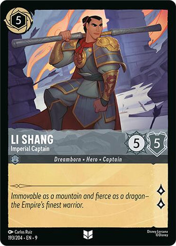 Li Shang - Imperial Captain (193/204) [Fabled]