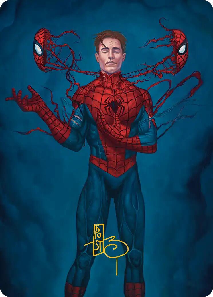 Secret Identity Art Card (Gold-Stamped Signature) [Marvel's Spider-Man Art Series]